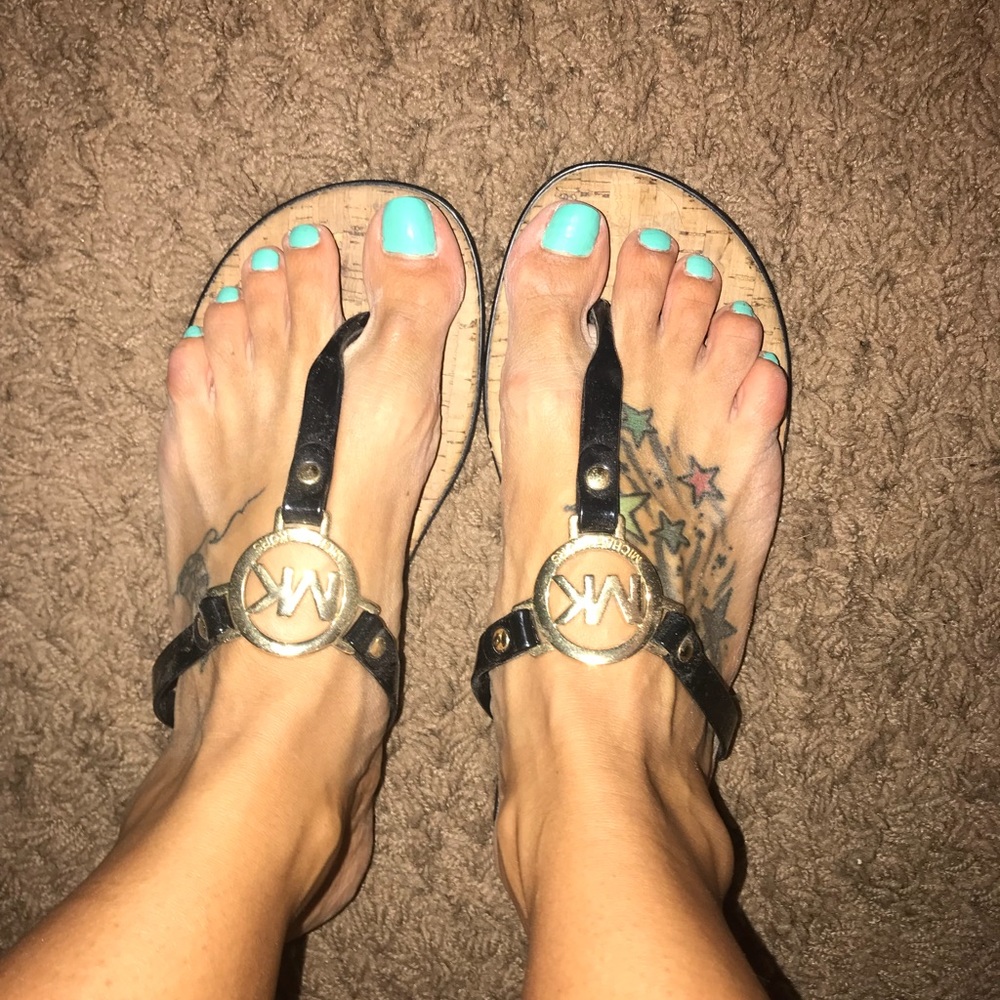 Michael Kors flip flops